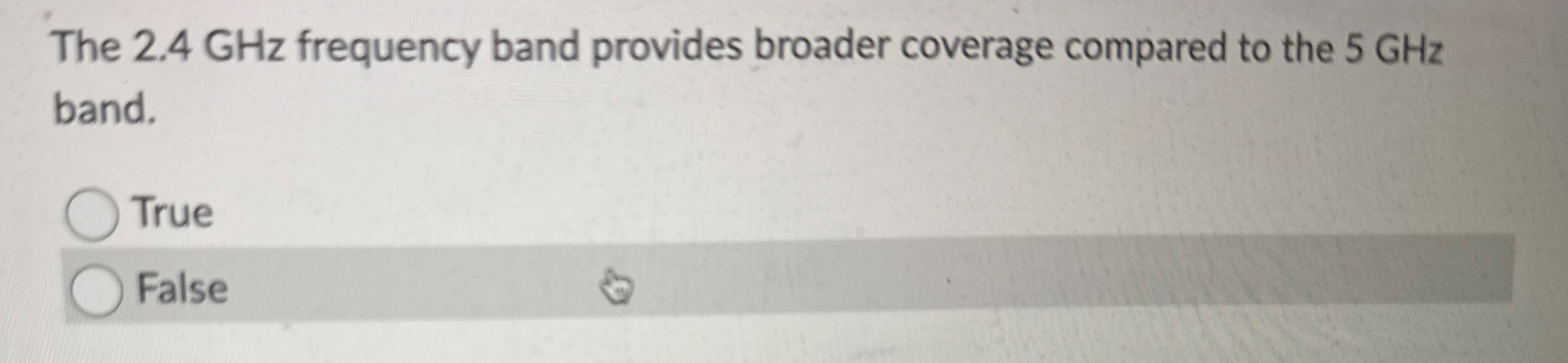 The 2 . 4 GHz frequency band provides broader