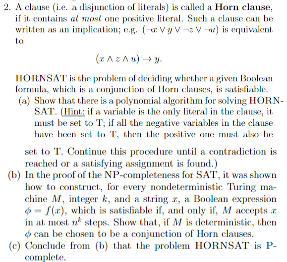 2 . A clause ( i . e . a disjunction of literals