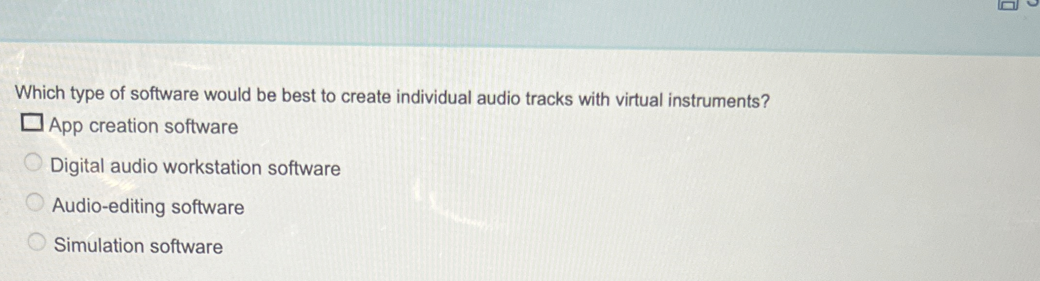 Which type of software would be best to create