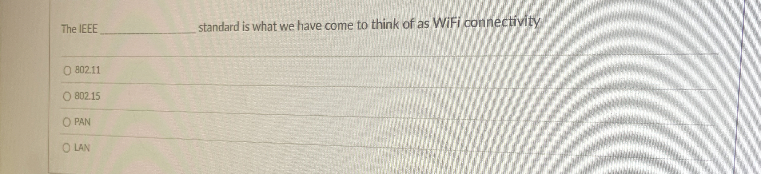 The IEEE standard is what we have come to think