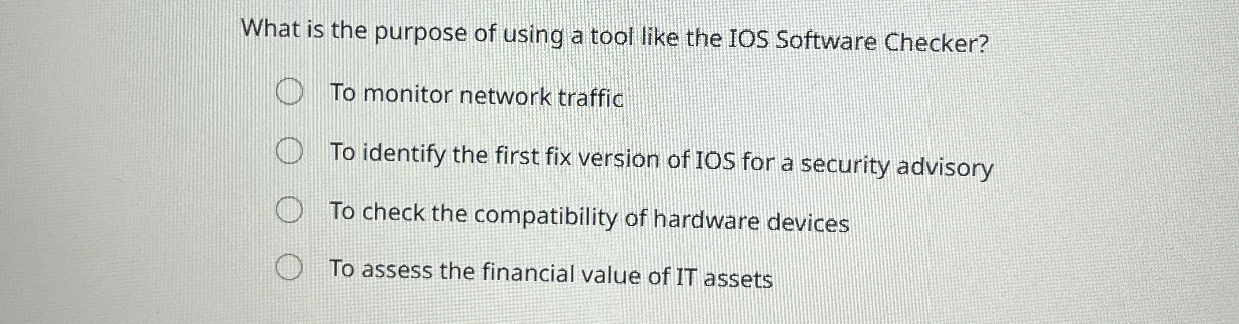 What is the purpose of using a tool like the IOS