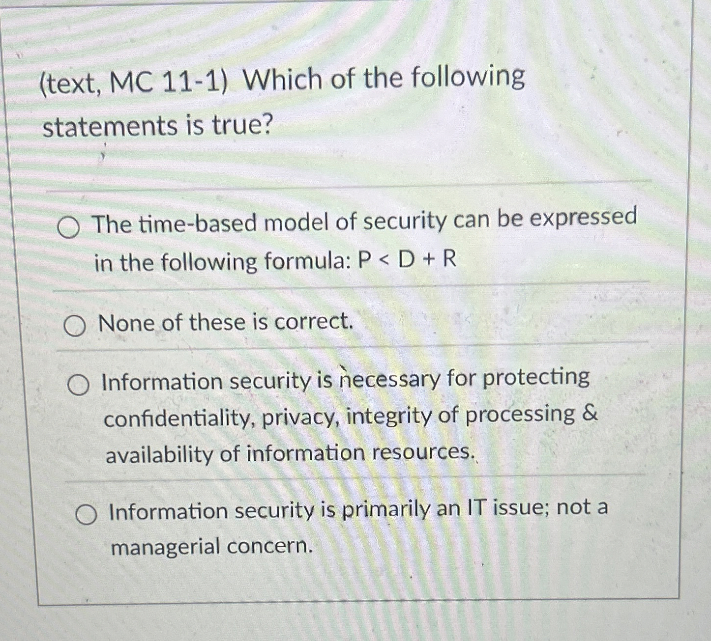 ( text , MC 1 1 - 1 ) Which of the following