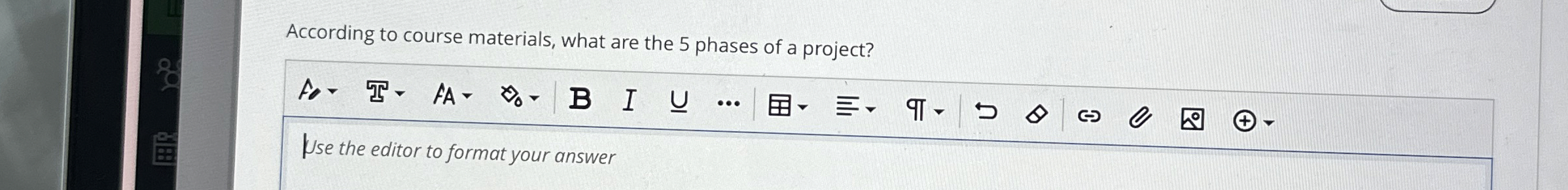 According to course materials, what are the 5