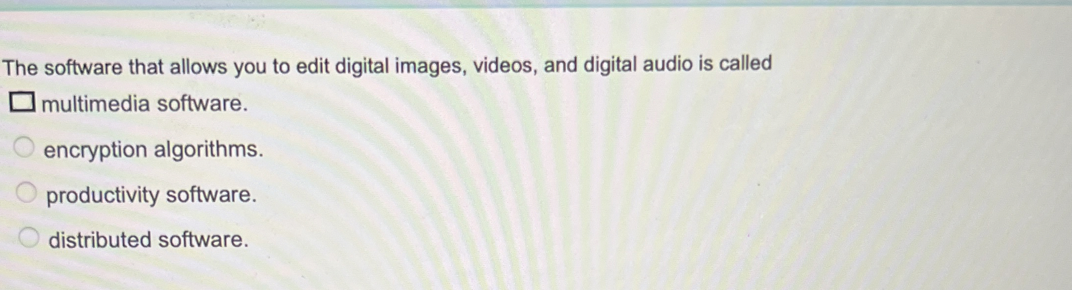The software that allows you to edit digital