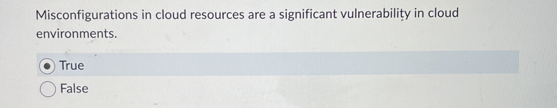 Misconfigurations in cloud resources are a