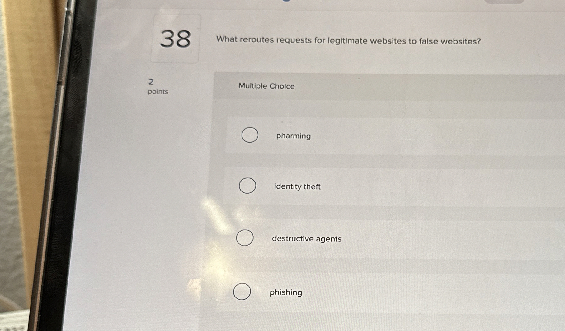 3 8 What reroutes requests for legitimate