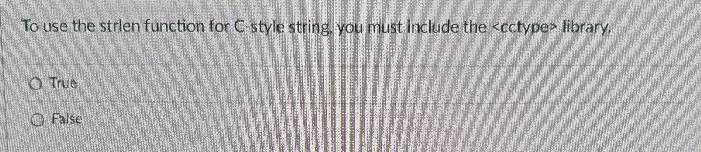 To use the strlen function for C - style string,