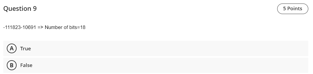 Question 9 - 1 1 1 8 2 3 - 1 0 6 9 1 = > Number