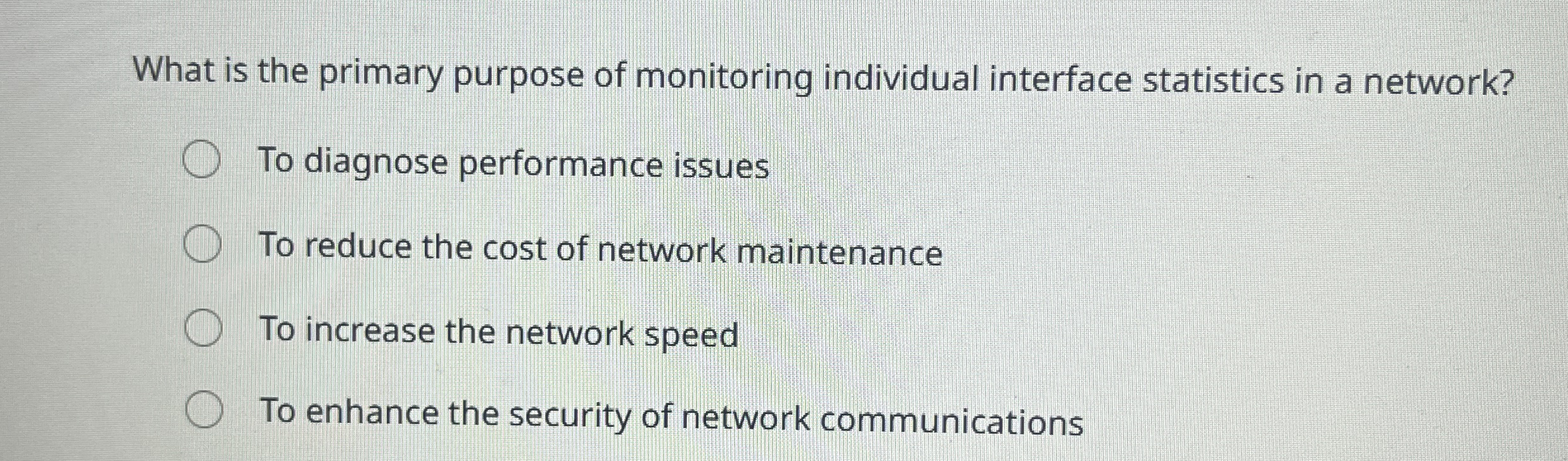 What is the primary purpose of monitoring