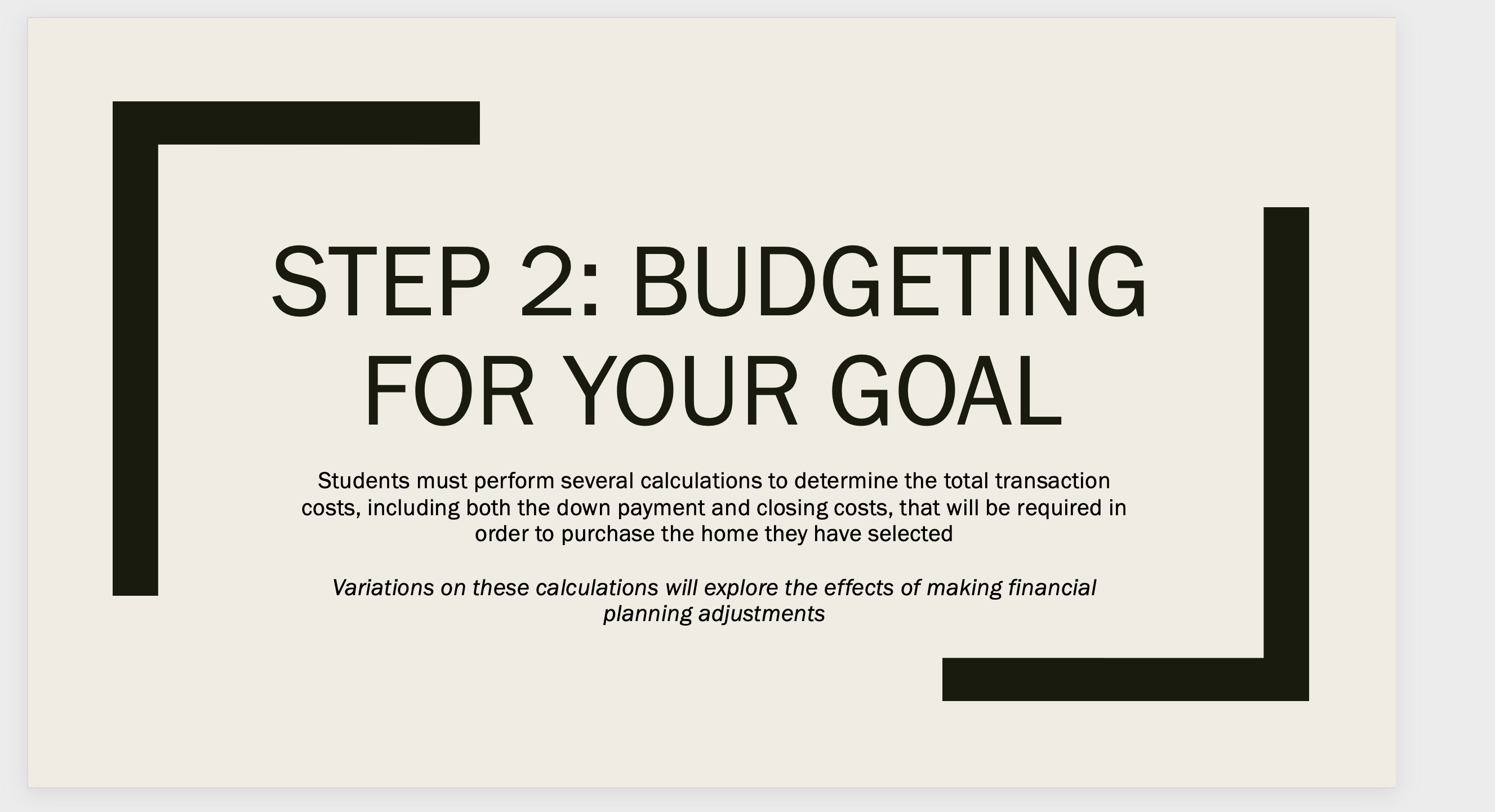 Assignment # 3 - Home Financing Project Objective