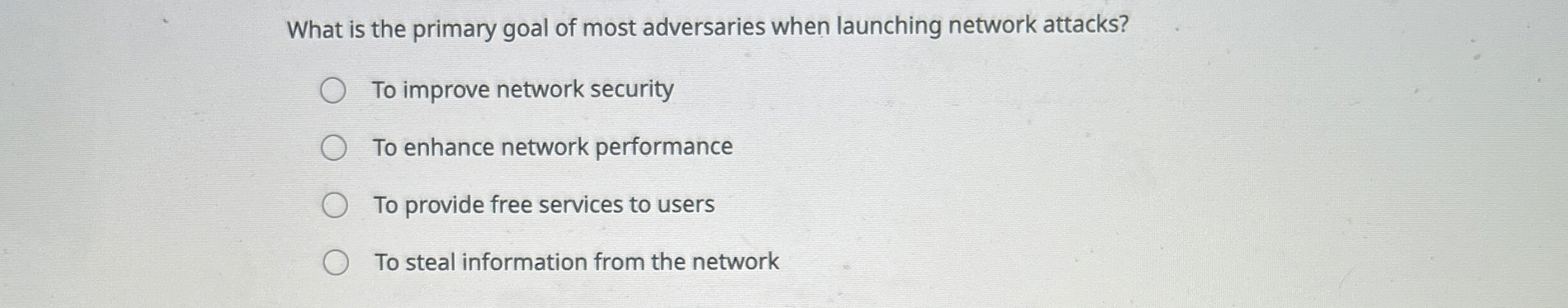 What is the primary goal of most adversaries when