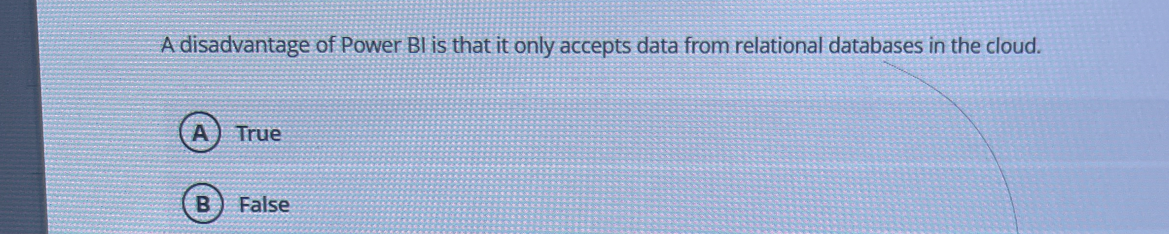 A disadvantage of Power Bl is that it only