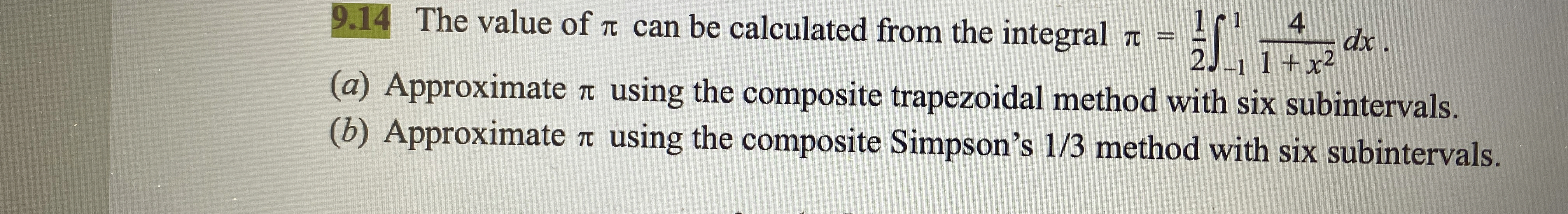 PART II: Numerical Integration 9 . 3 5 The figure