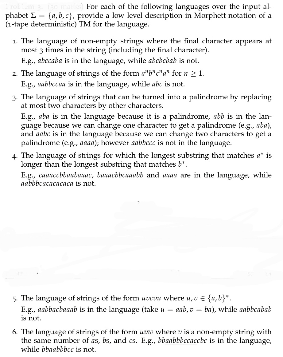 The language of strings of the form uvcvu where u