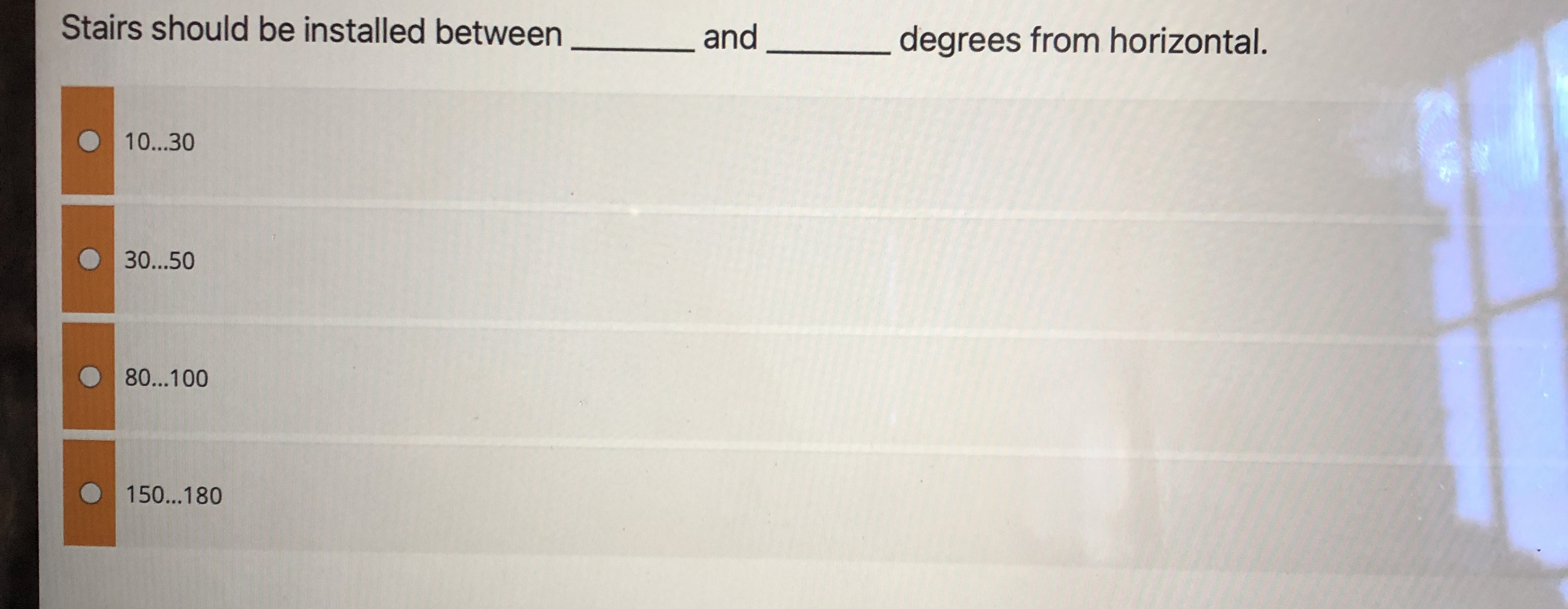 Stairs should be installed between q , and q ,
