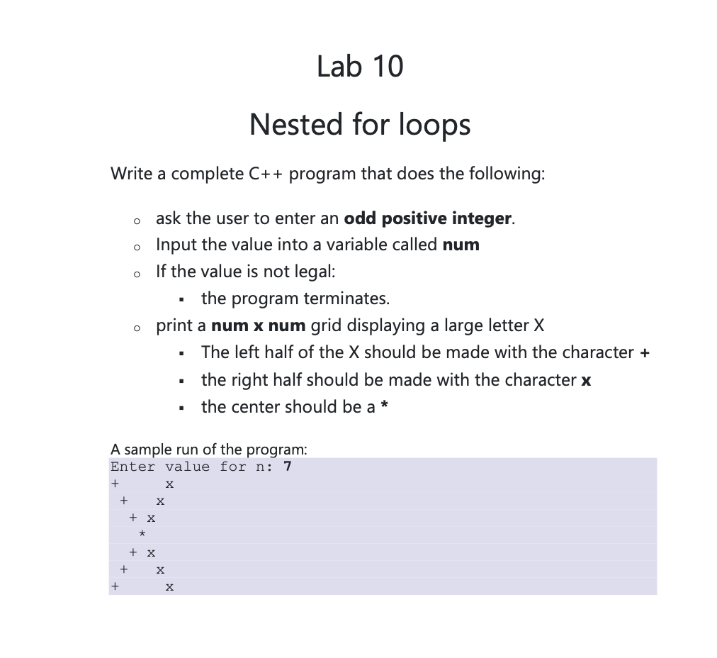 Write a complete C + + program that does the