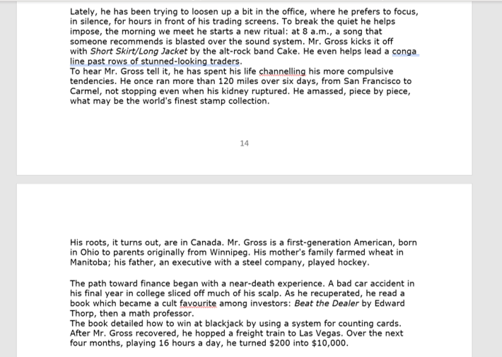 ITEM #1 LEARNING FROM THE HEADLINES True to the