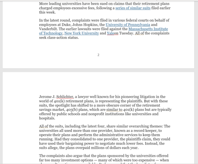 ITEM #1 LEARNING FROM THE HEADLINES True to the