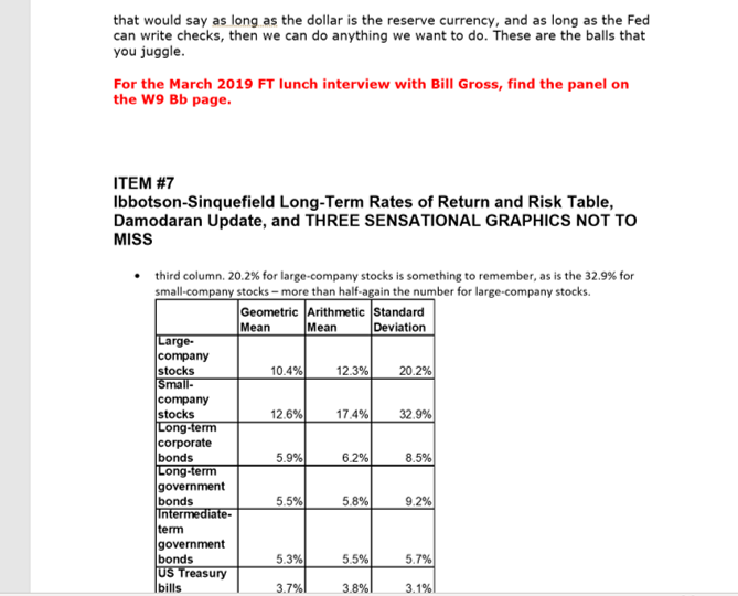 ITEM #1 LEARNING FROM THE HEADLINES True to the