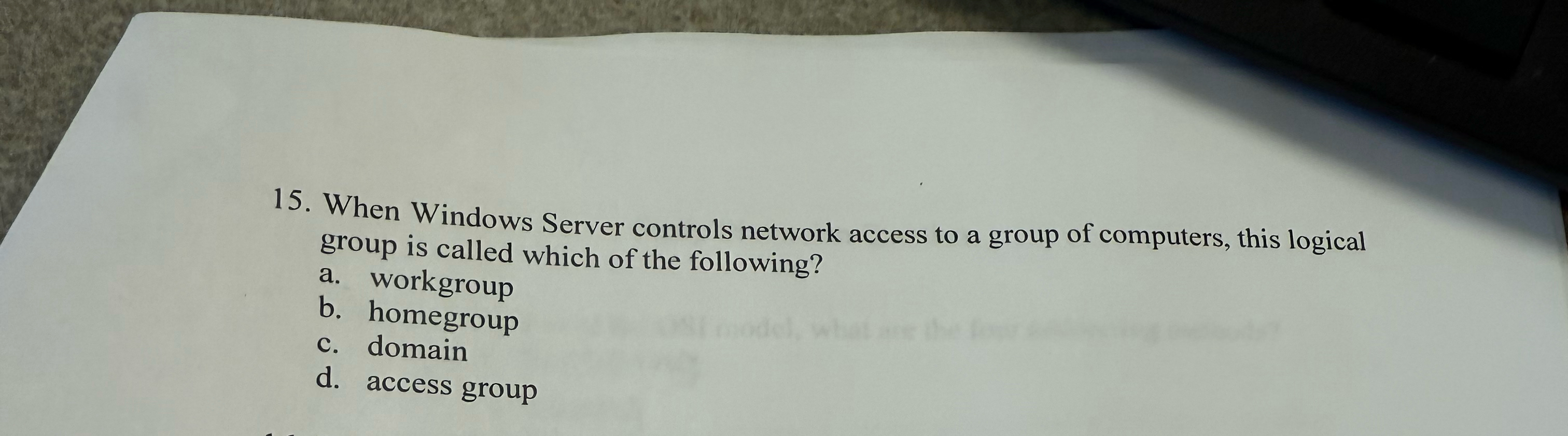 When Windows Server controls network access to a