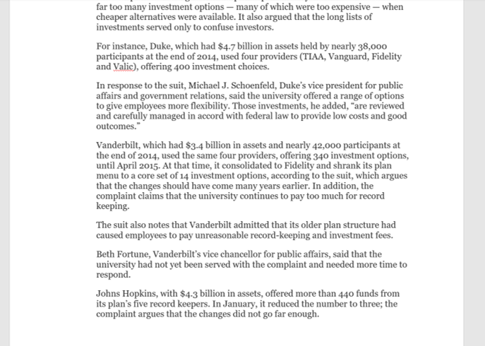 ITEM #1 LEARNING FROM THE HEADLINES True to the