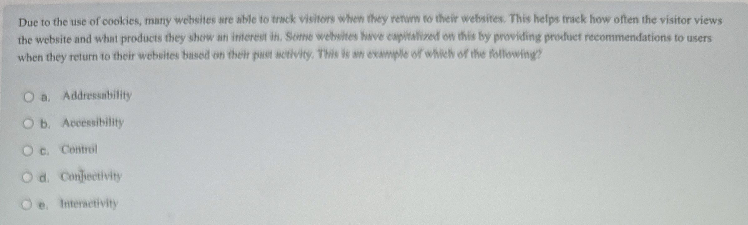 Due to the use of cookies, many websites are sble