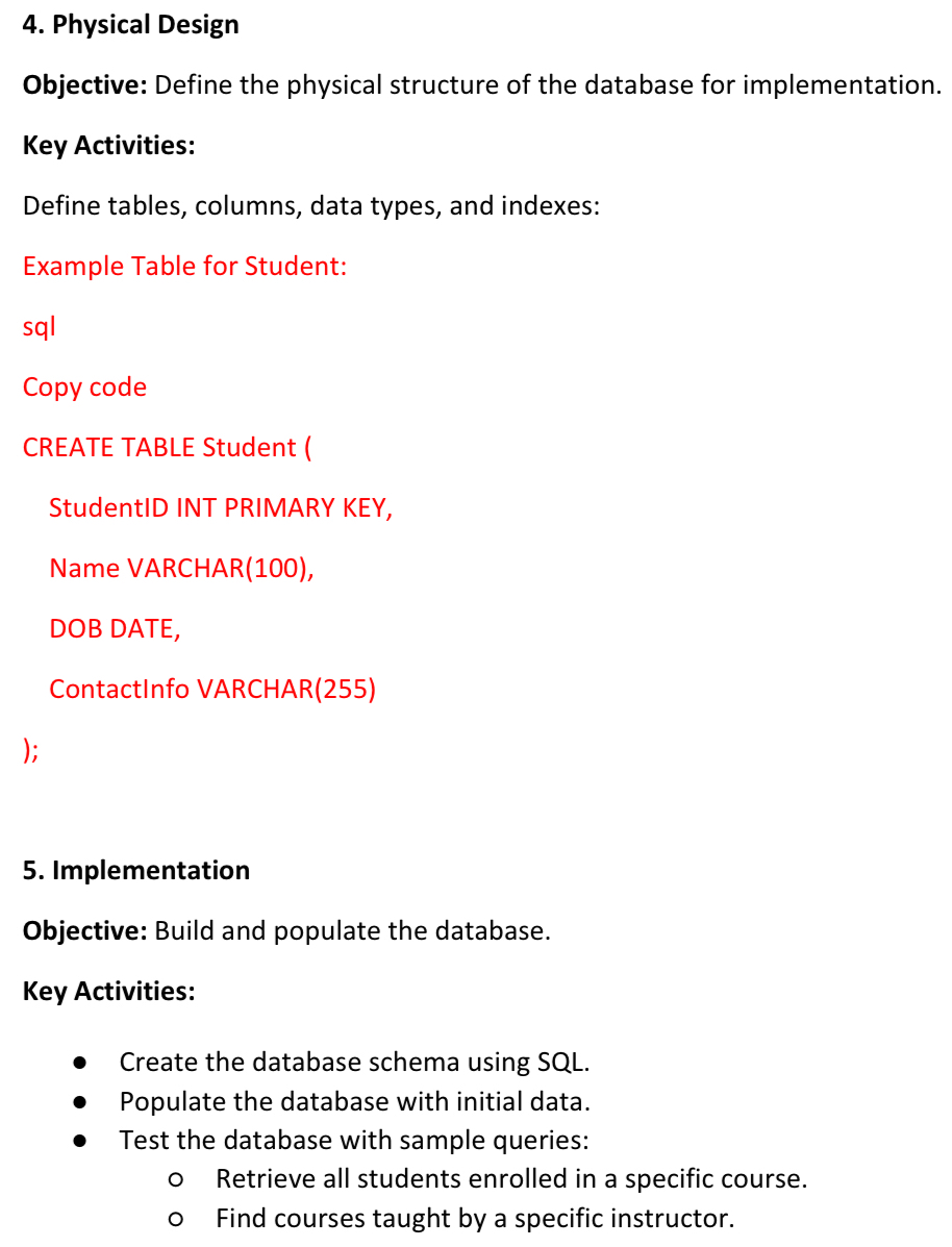 Objectives Identify key entities relationships: