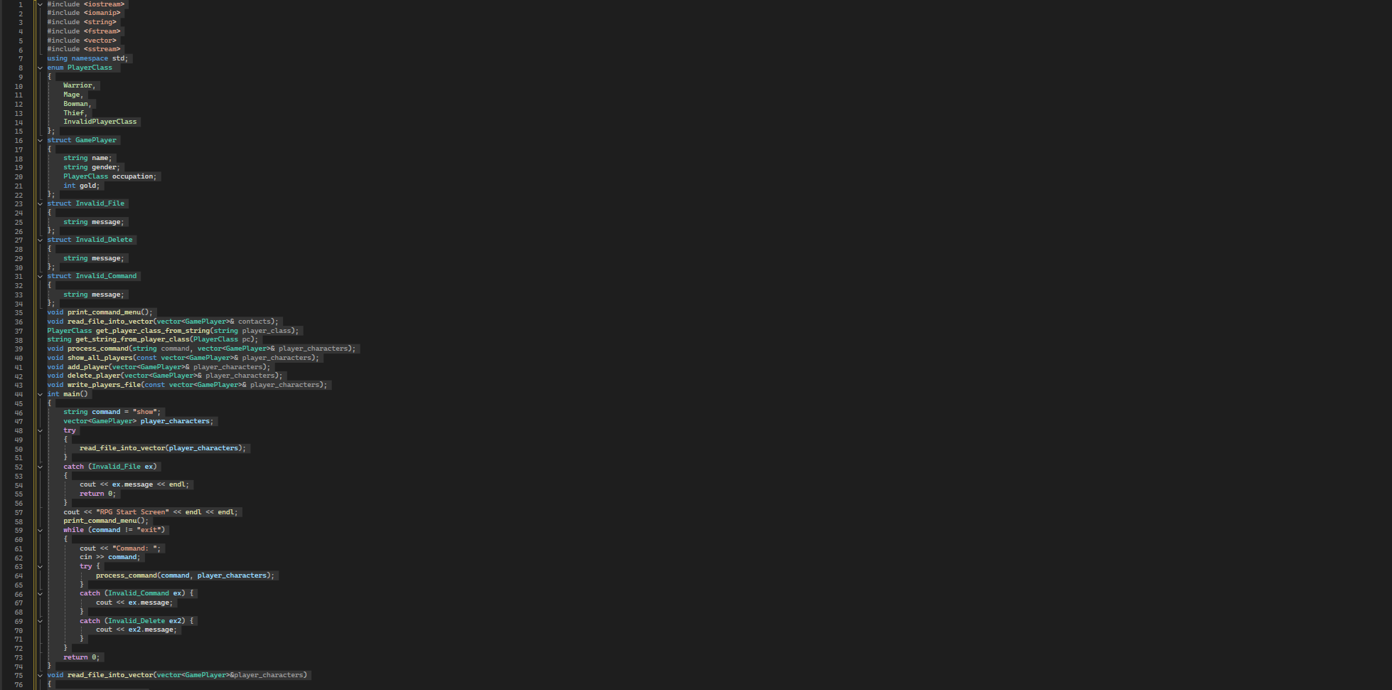 please use the first 4 pictures program ( c + + )