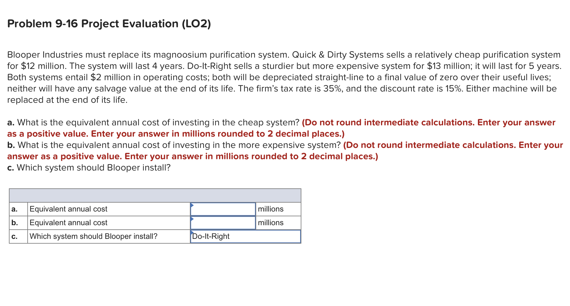 Problem 10-11 Break-Even Analysis (L03) Dime a