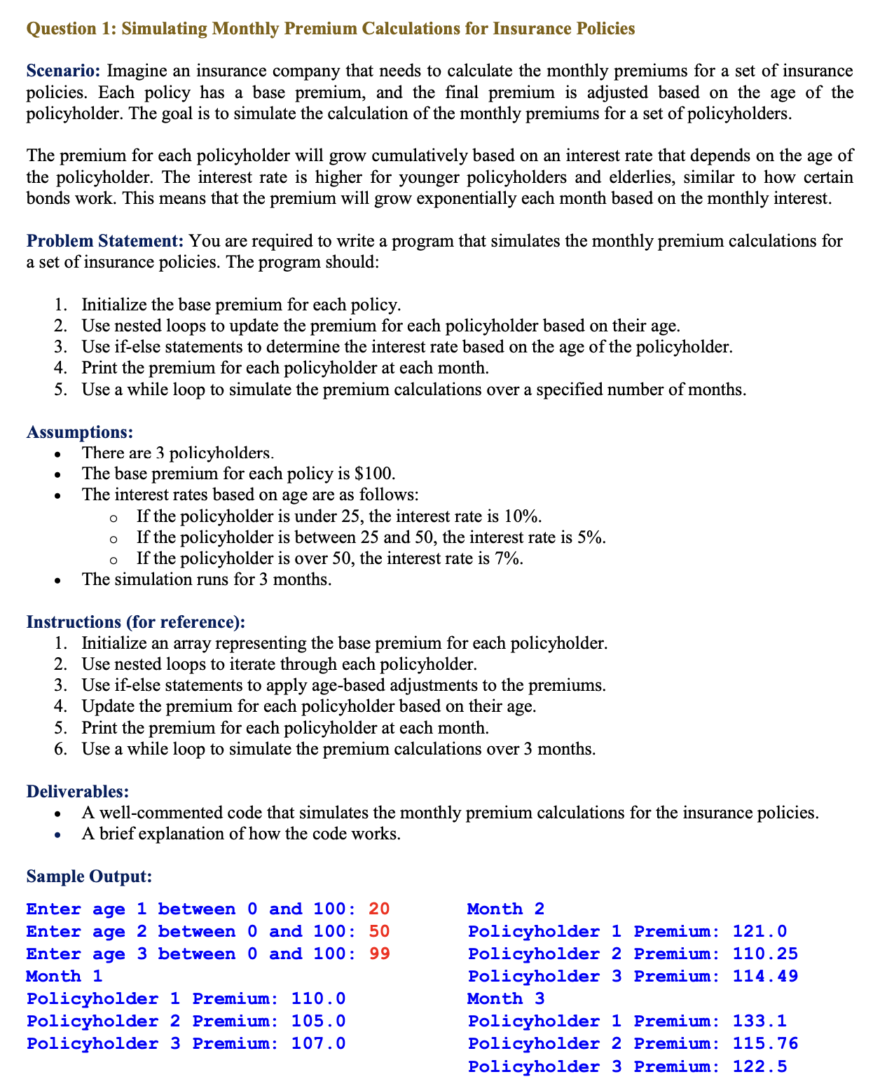 Please don't use AI to answer Question 1 :