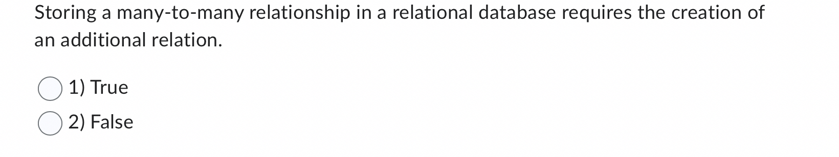 Storing a many - to - many relationship in a