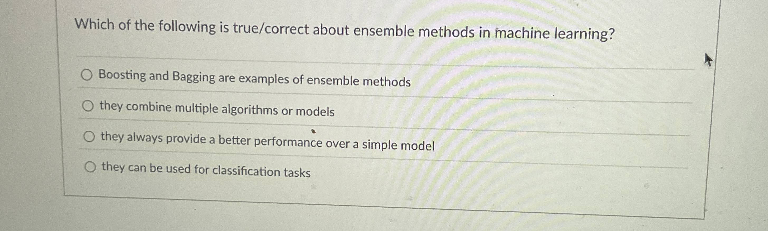 Which of the following is true / correct about