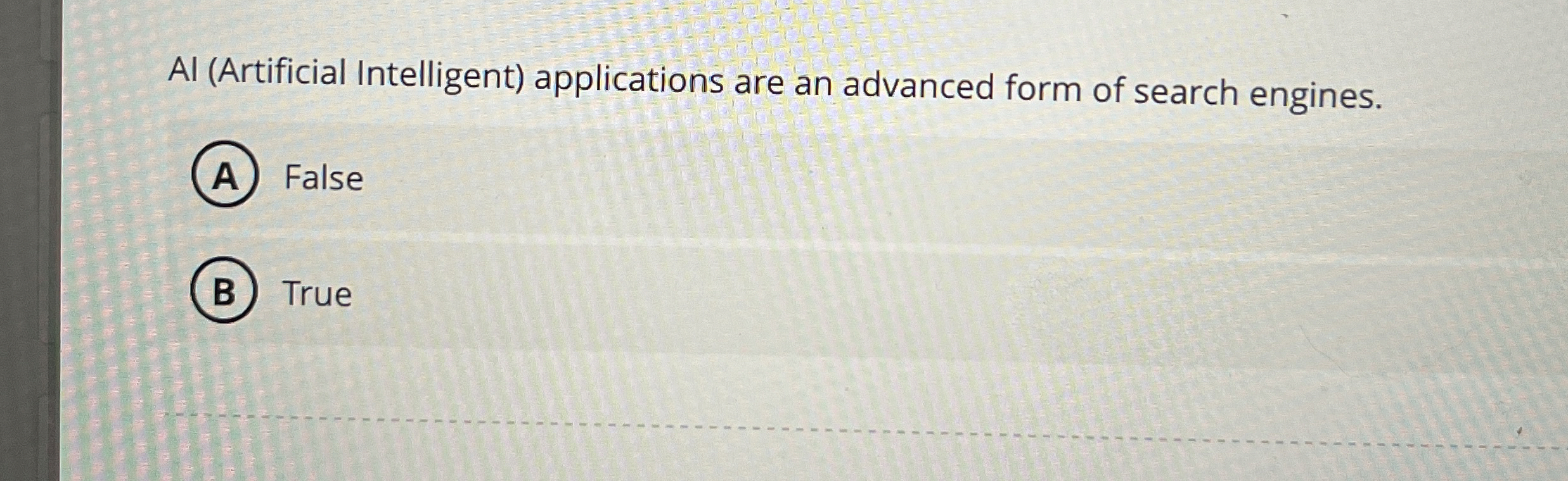 Al ( Artificial Intelligent ) applications are an