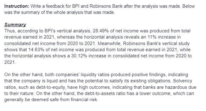 Instruction: Write a feedback for E-F'l and