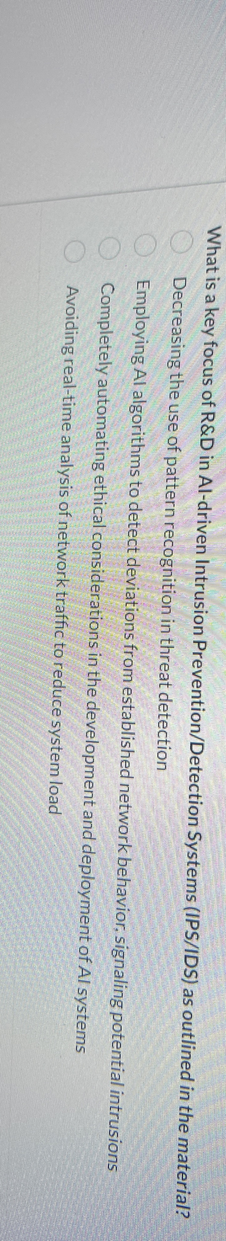 What is a key focus of R&D in AI - driven