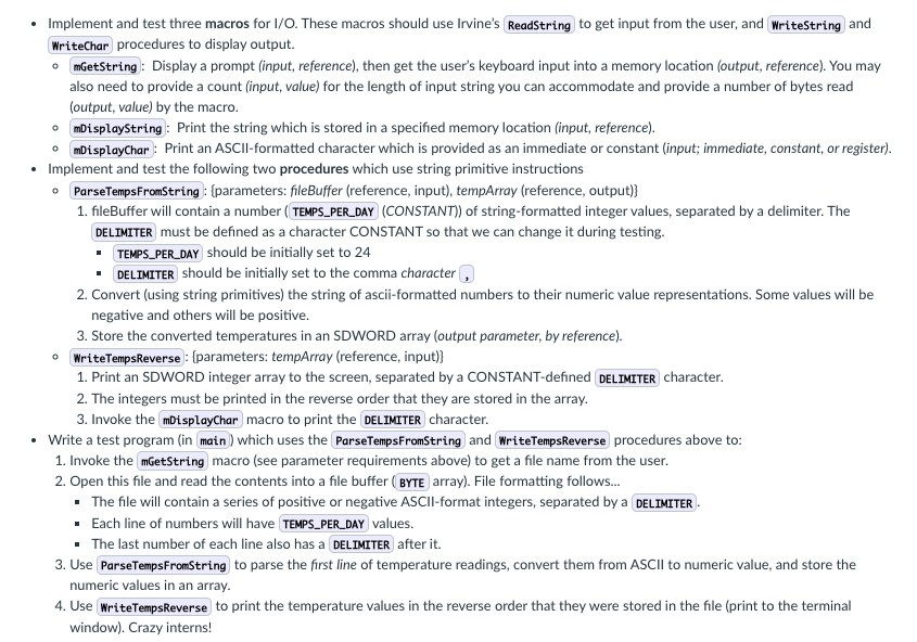 How would the code be updated with the following