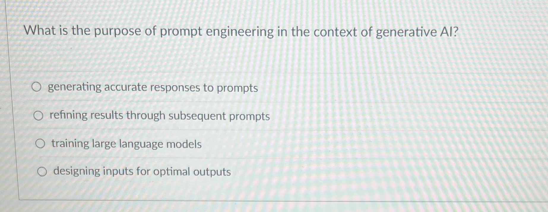 What is the purpose of prompt engineering in the