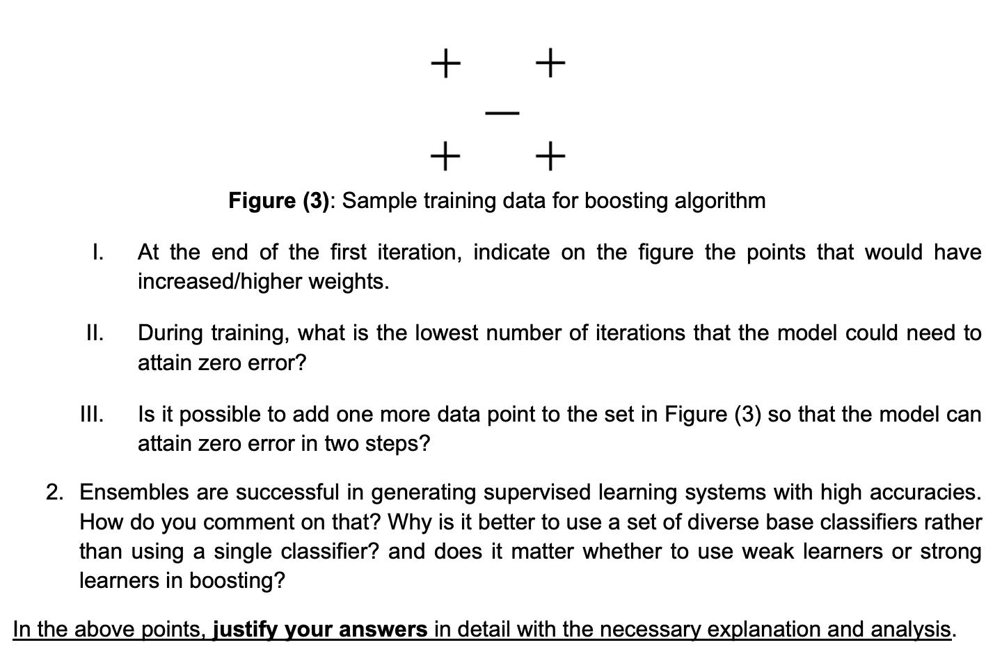 Figure ( 3 ) : Sample training data for boosting