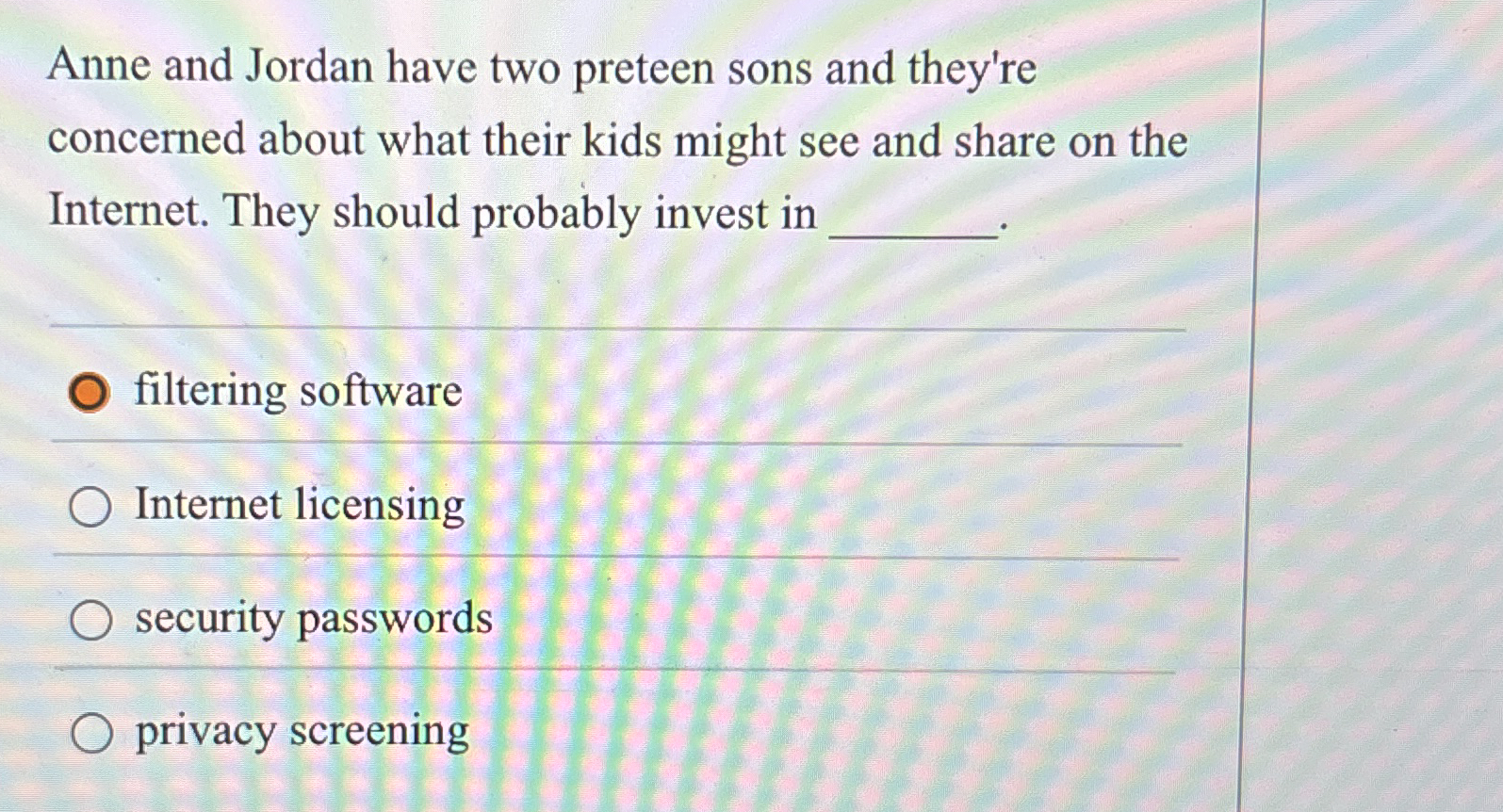 Anne and Jordan have two preteen sons and they're