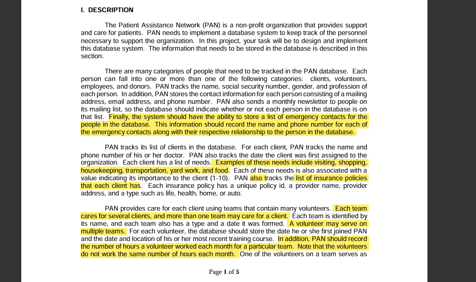 give task 1 e r diagram , task 3 4 5 6 answers