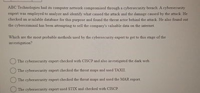 ABC Technologies had its computer network