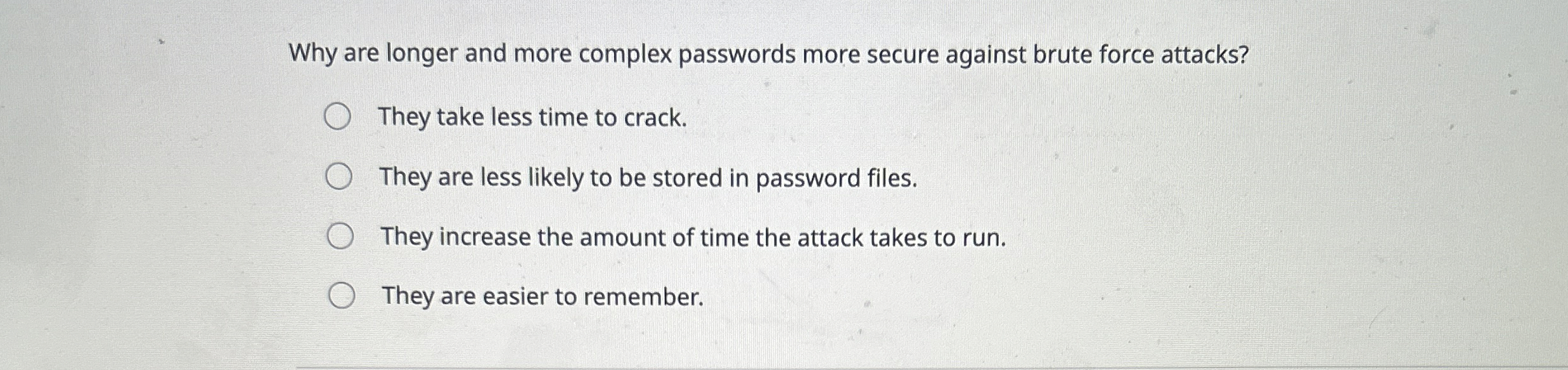 Why are longer and more complex passwords more