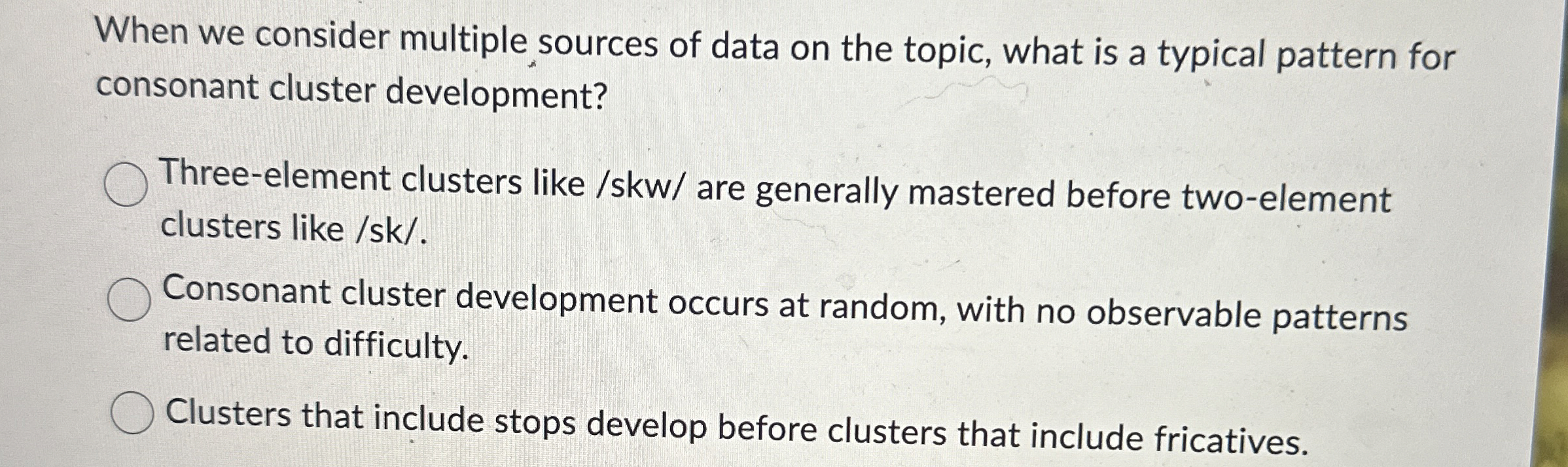 When we consider multiple sources of data on the