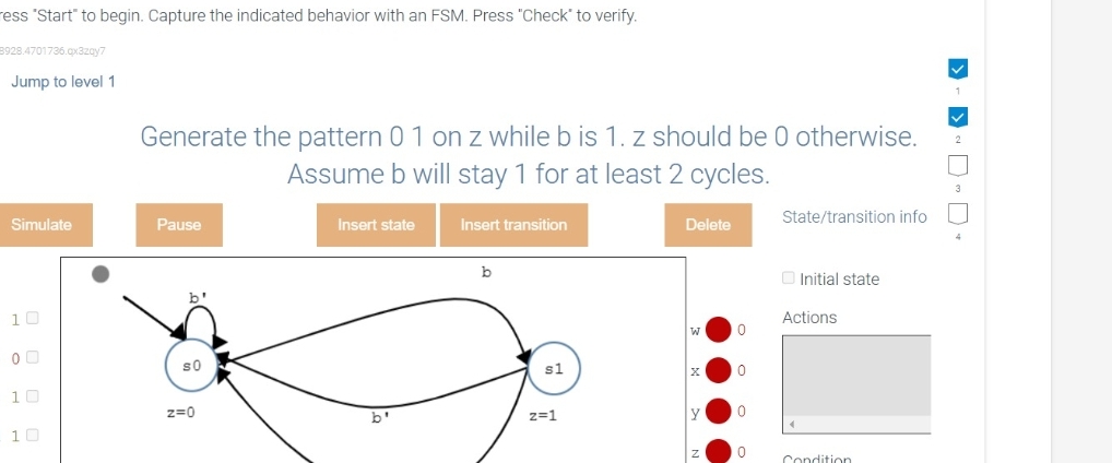 ess "Start" to begin. Capture the indicated