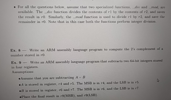 For all the questions below, assume that two