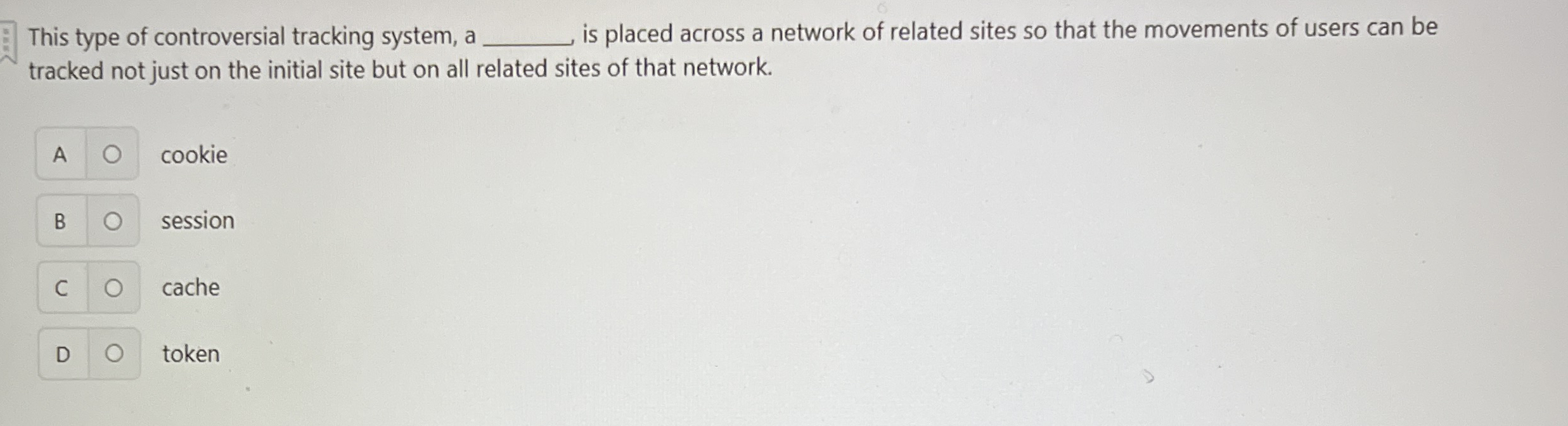 This type of controversial tracking system, a q ,