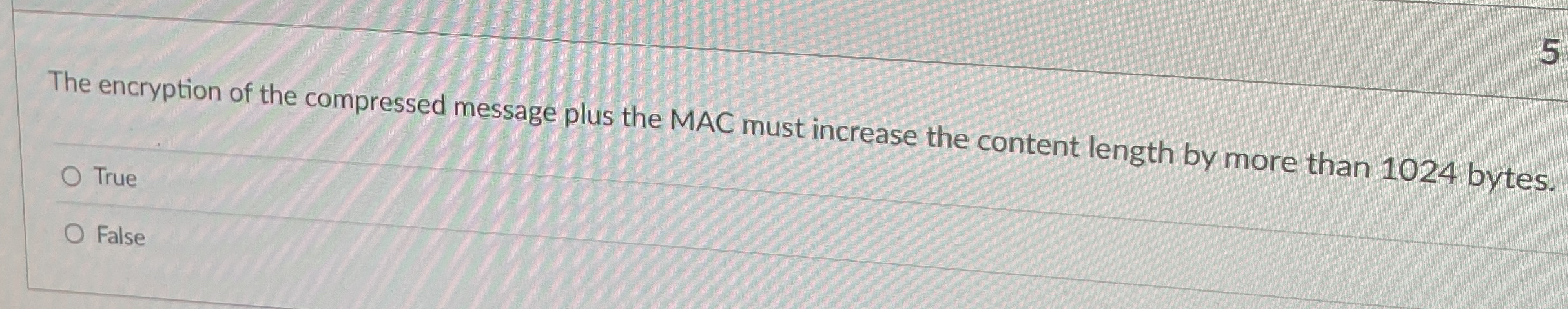 The encryption of the compressed message plus the
