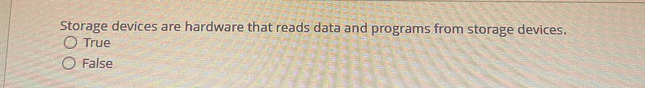 Storage devices are hardware that reads data and