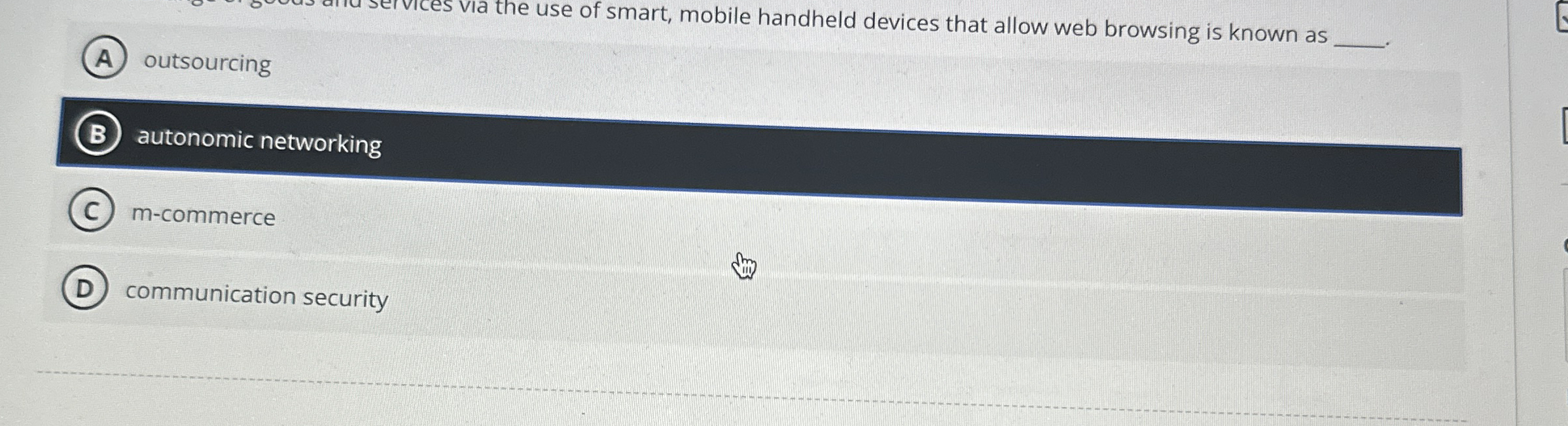 via the use of smart, mobile handheld devices