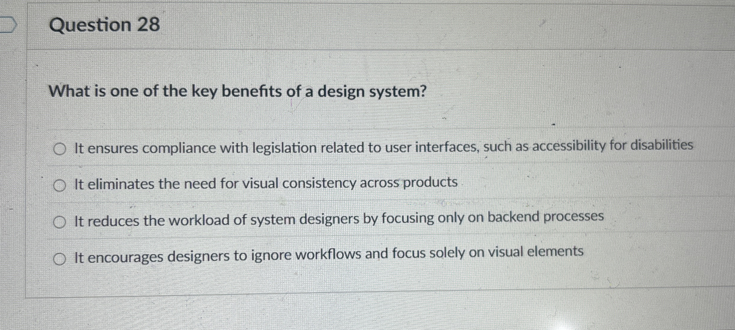 Question 2 8 What is one of the key benefits of a